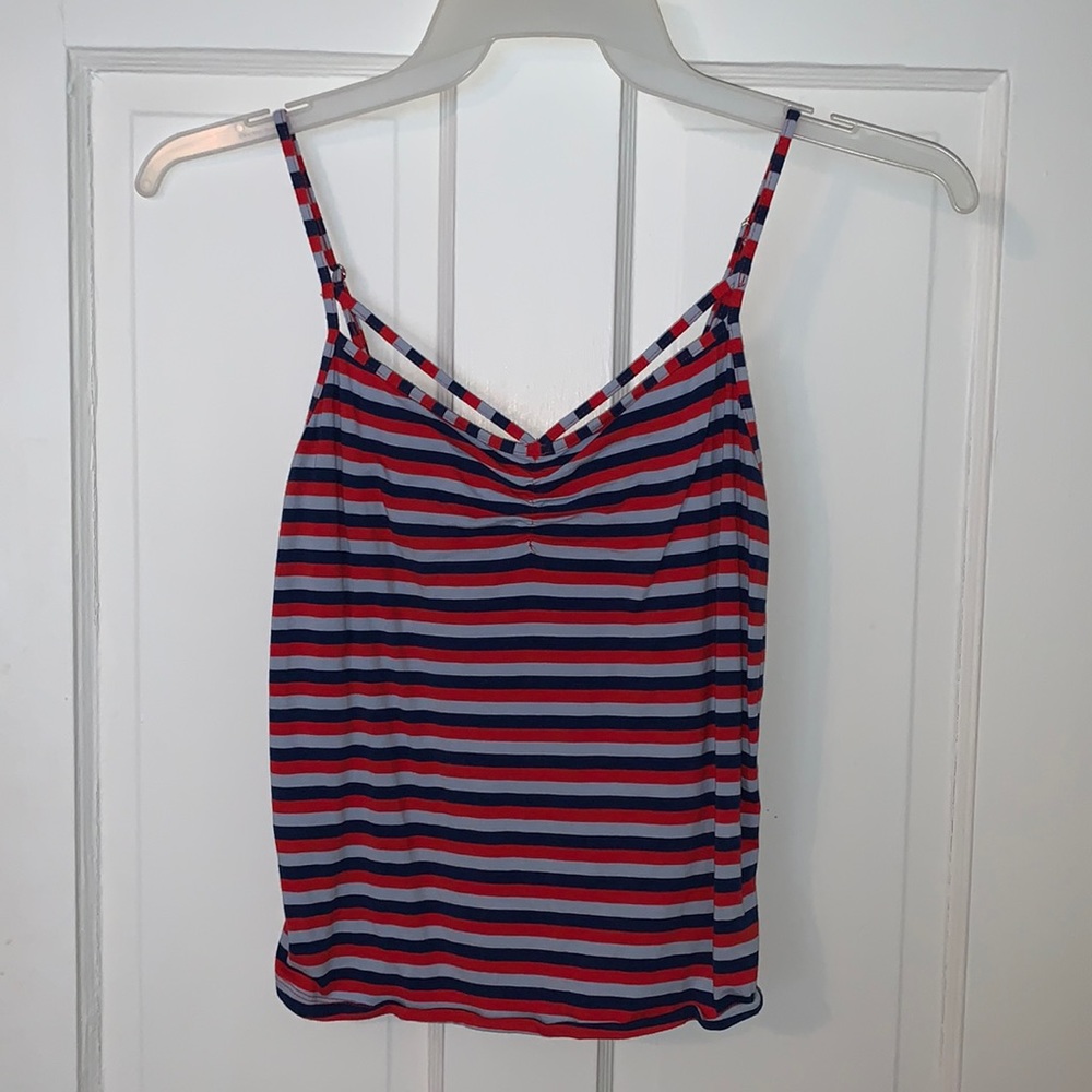 Striped Spaghetti Strap Tank